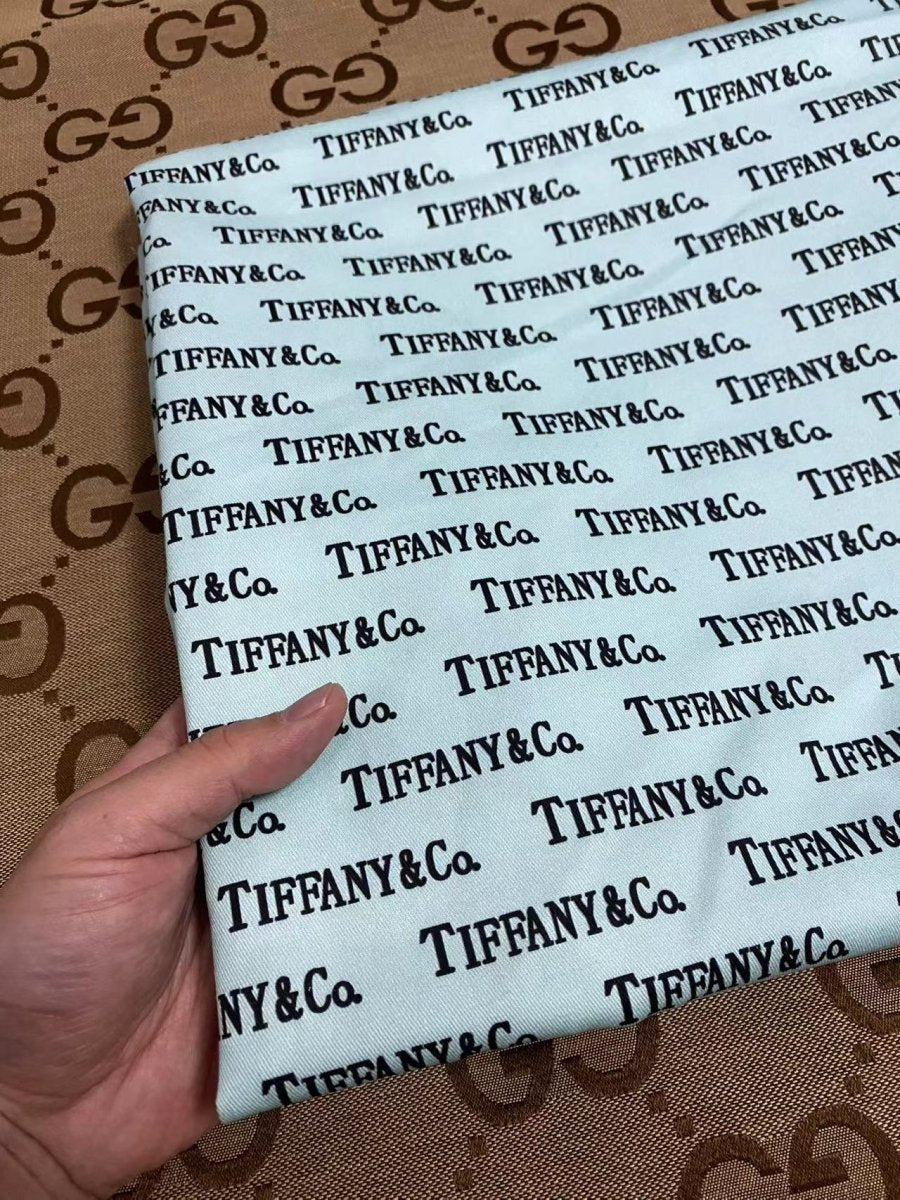 Tiffany&Co. Custom Designer Inspired Cotton Fabric Sold by Yard - mingfabricstore