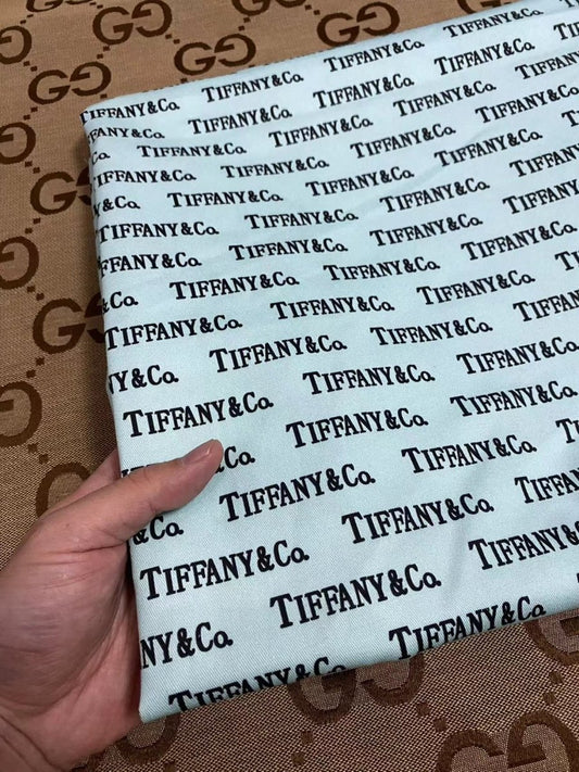 Tiffany&Co. Custom Designer Inspired Cotton Fabric Sold by Yard - mingfabricstore