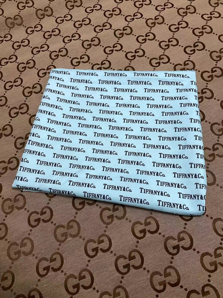 Tiffany&Co. Custom Designer Inspired Cotton Fabric Sold by Yard - mingfabricstore