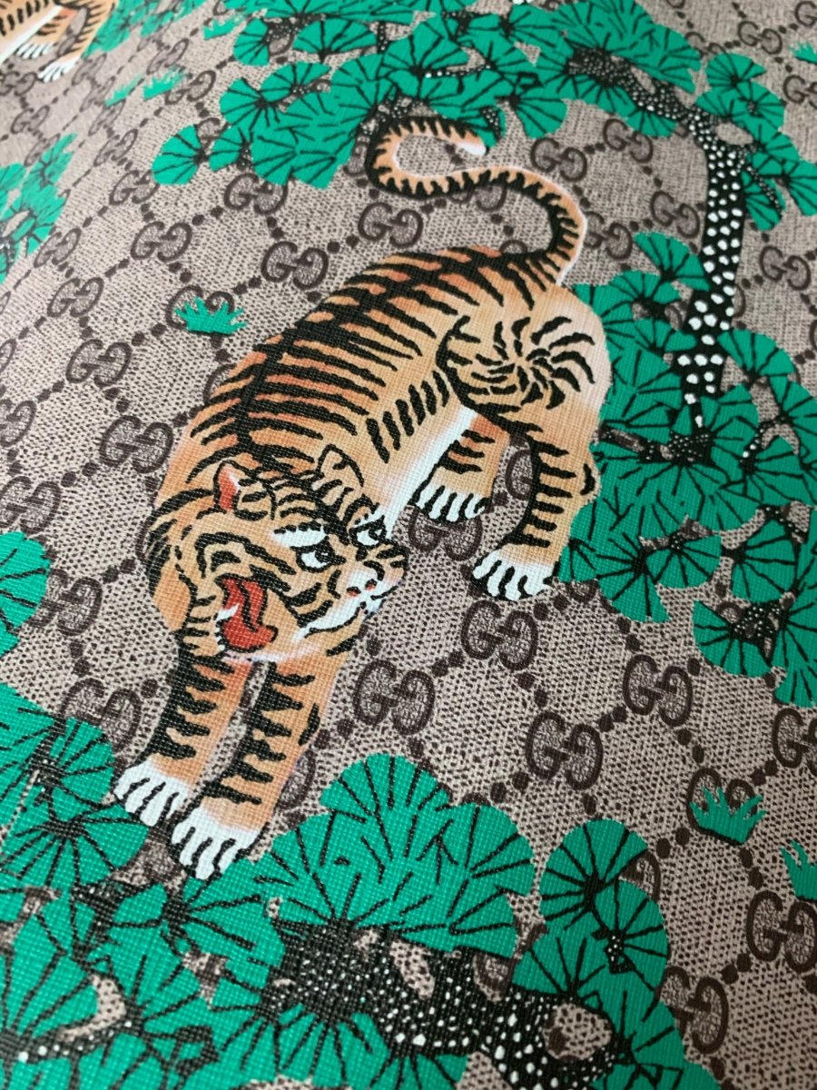 Tiger Gucci Leather for Custom and Bag - mingfabricstore