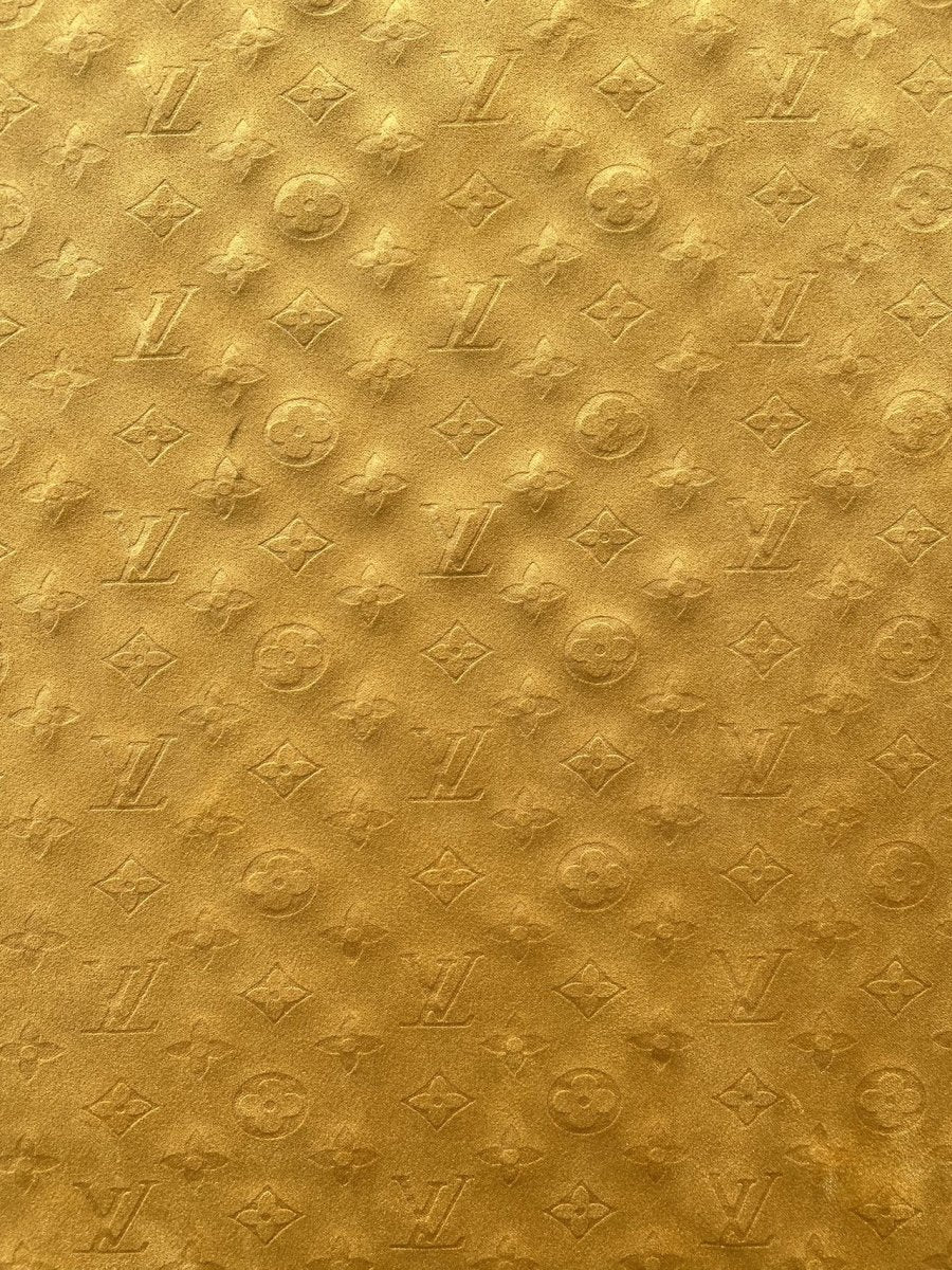 Timberland Louis Vuitton Suede Boost Fabric for Custom DIY Crafts Handmade Sneakers - mingfabricstore