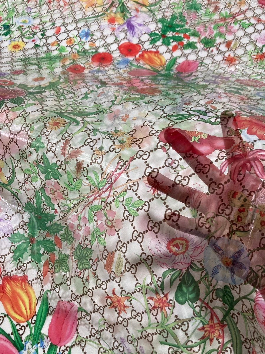 Transparent Custom Handmade GG Gucci Flower Material for Crafts - mingfabricstore