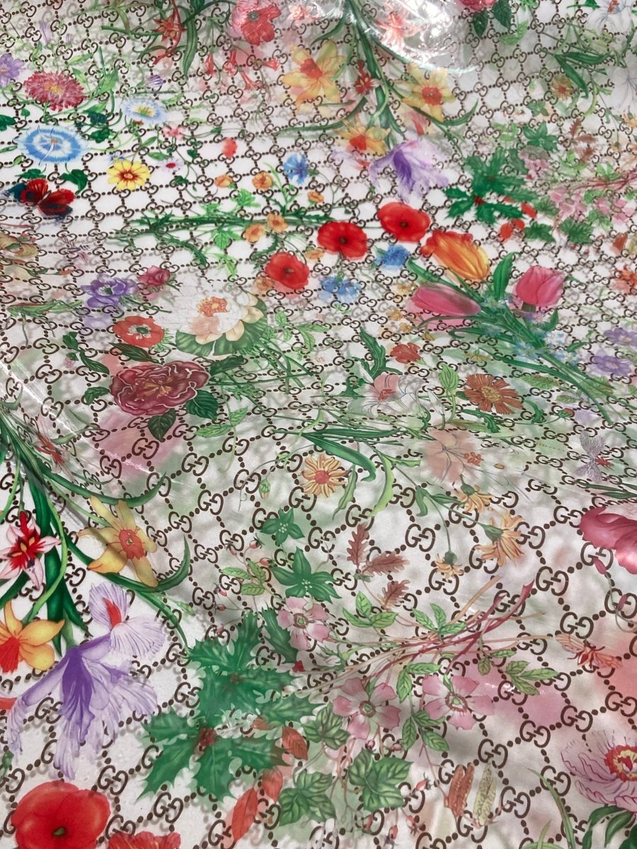 Transparent Custom Handmade GG Gucci Flower Material for Crafts - mingfabricstore