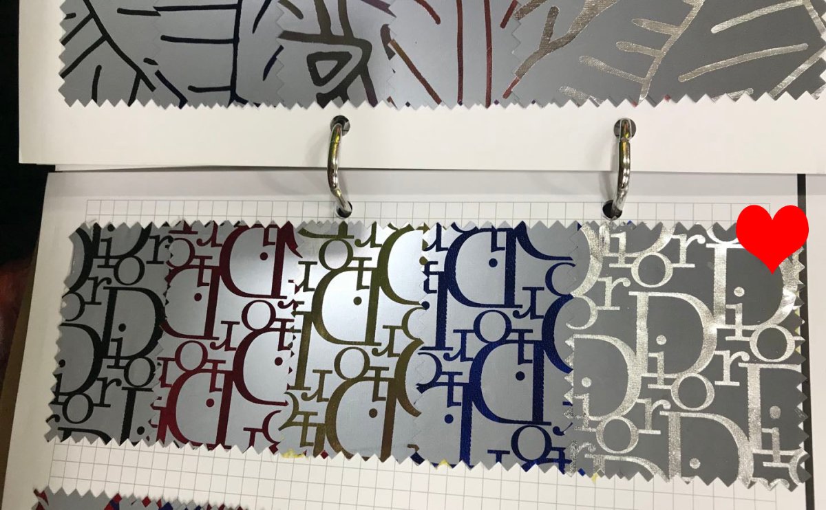 Trending Silver Dior Reflective Soft Material for Shoe Custom - mingfabricstore