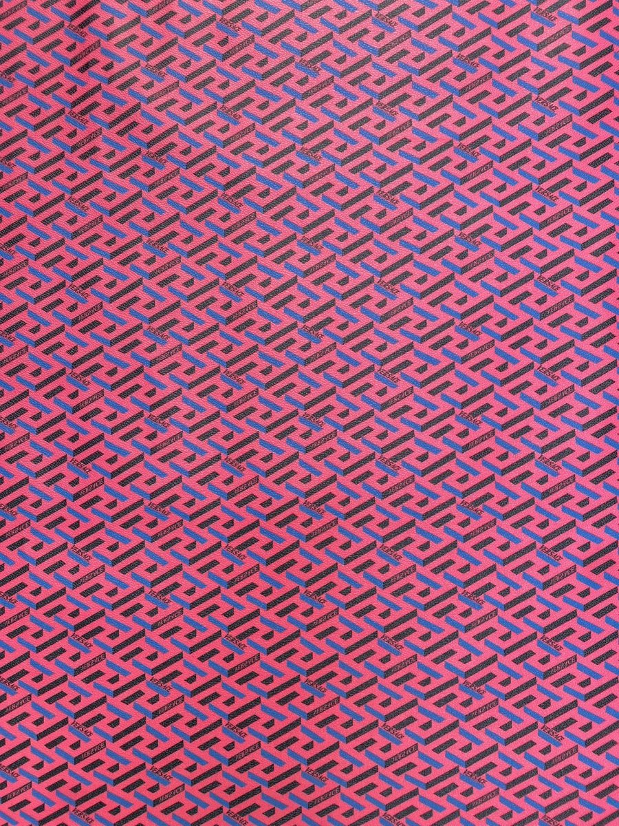 Versace Custom Handmade Leather Fabric for DIY Car Upholstery Home Decor - mingfabricstore