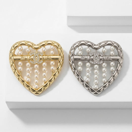 Vintage Chanel - Inspired Brooches, Retro Luxury Pins for Women - mingfabricstore