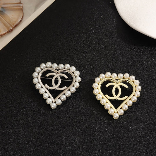 Vintage Chanel Inspired Brooches, Retro Luxury Pins for Women - mingfabricstore