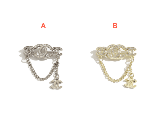 Vintage Chanel - Inspired Brooches, Retro Luxury Pins for Women - mingfabricstore