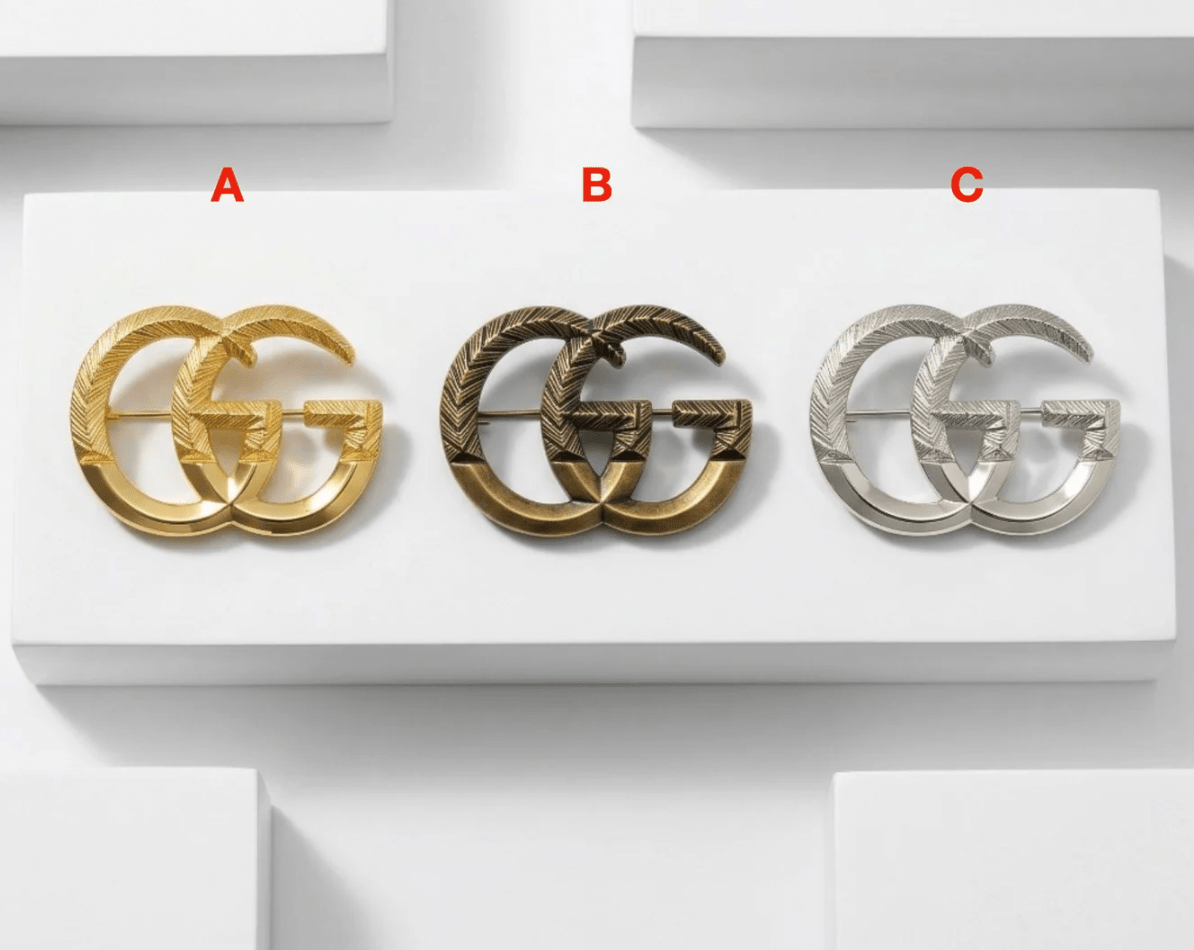 Vintage Gucci Inspired Brooches, Retro Luxury Pins for Women - mingfabricstore