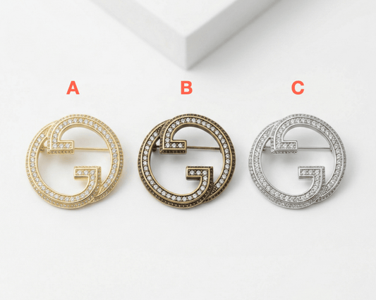 Vintage Gucci Inspired Brooches, Retro Luxury Pins for Women - mingfabricstore