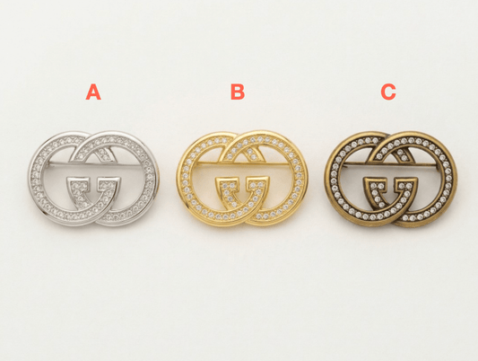 Vintage Gucci Inspired Brooches, Retro Luxury Pins for Women - mingfabricstore