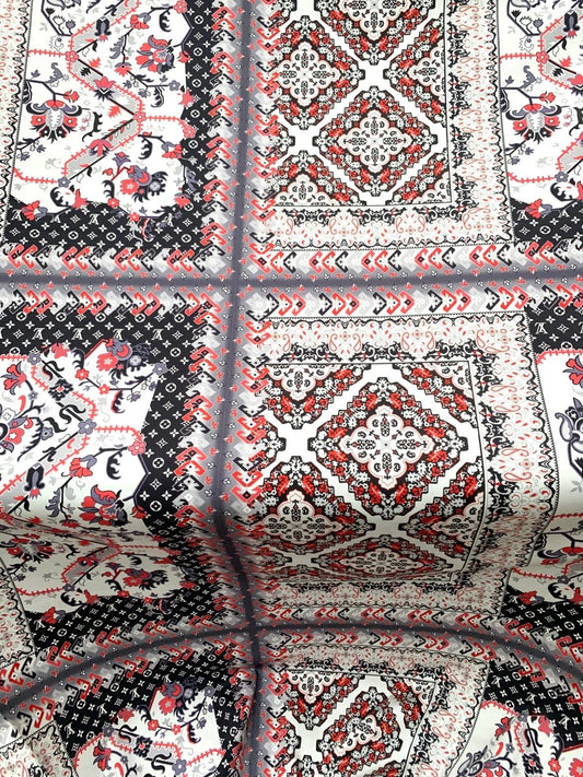 Vintage LV Design Premium Cotton Twill Canvas Fabric for Sewing DIY - mingfabricstore