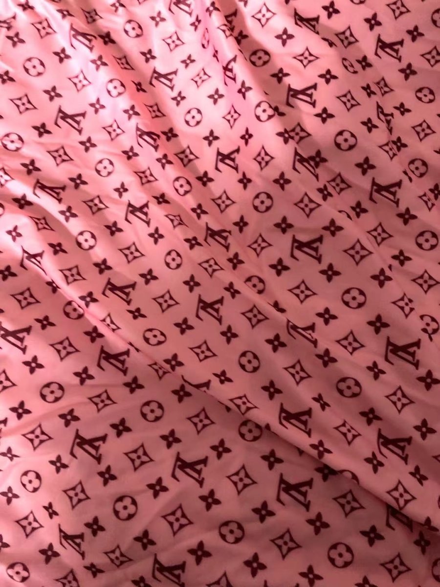 Vivid Red Poly Stretchy LV Fabric Smooth for Clothing Sold by Yard - mingfabricstore