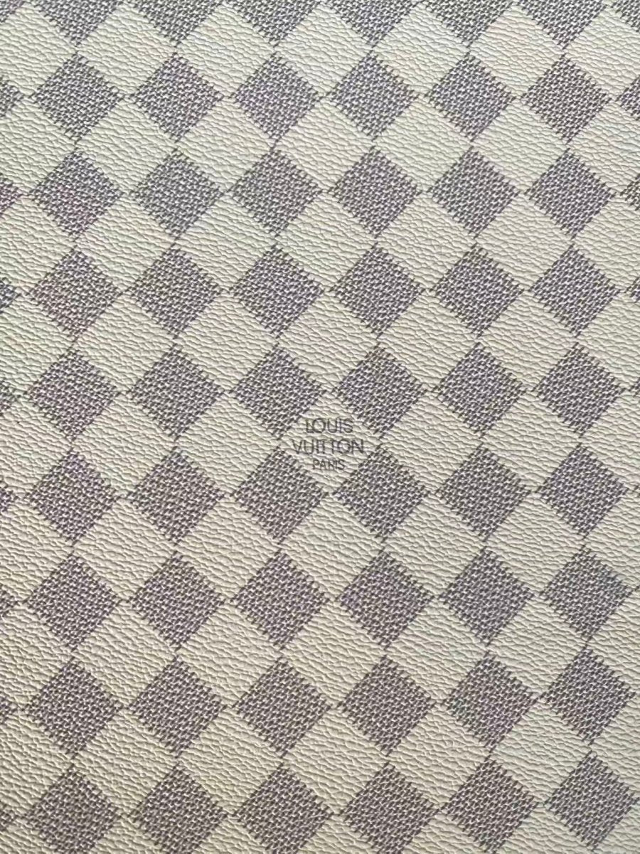 White Damier Louis Vuitton Check Handbag Leather - mingfabricstore