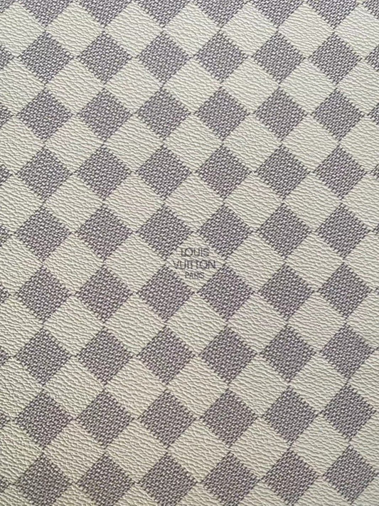 White Damier Louis Vuitton Check Handbag Leather - mingfabricstore