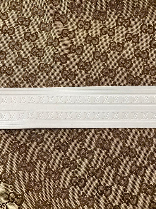 White Louis Vuitton Trunk Luggage Box Leather Stripe for Sewing Bag Accessory - mingfabricstore