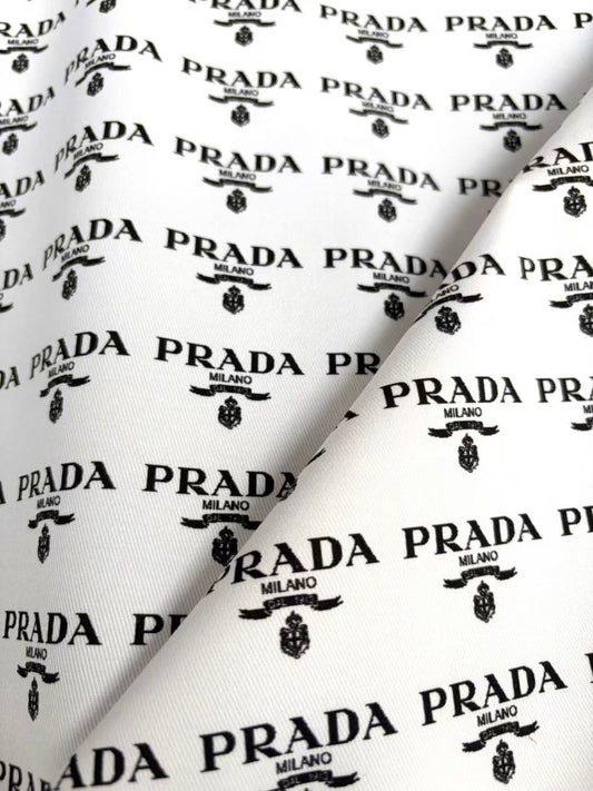 White Prada Cotton Sewing Fabric for DIY Hobbylobby Upholstery - mingfabricstore