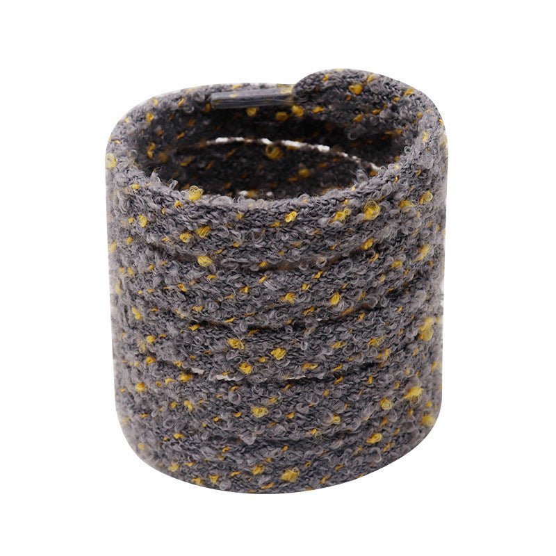 Winter Cozy Fluffy Shoelace for Custom Sneakers AF1 Timberland DIY - mingfabricstore