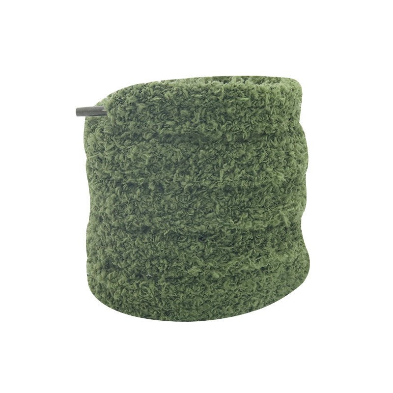 Winter Cozy Fluffy Shoelace for Custom Sneakers AF1 Timberland DIY - mingfabricstore