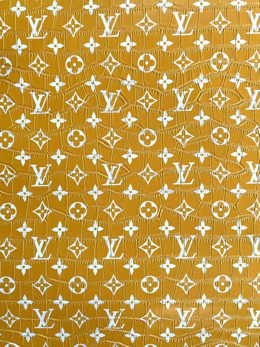 Yellow Crocodile Alligator Louis Vuitton LV for Custom Bag Repair - mingfabricstore