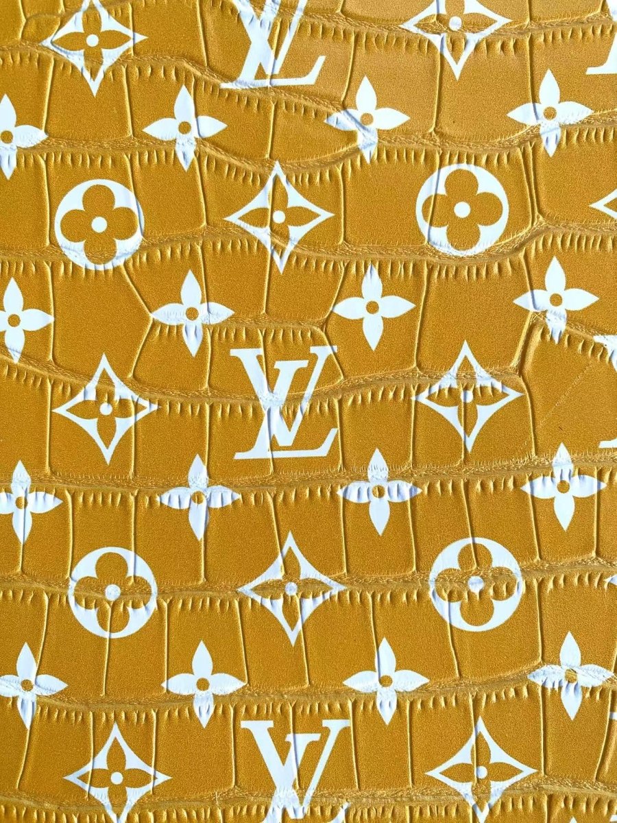 Yellow Crocodile Alligator Louis Vuitton LV for Custom Bag Repair - mingfabricstore