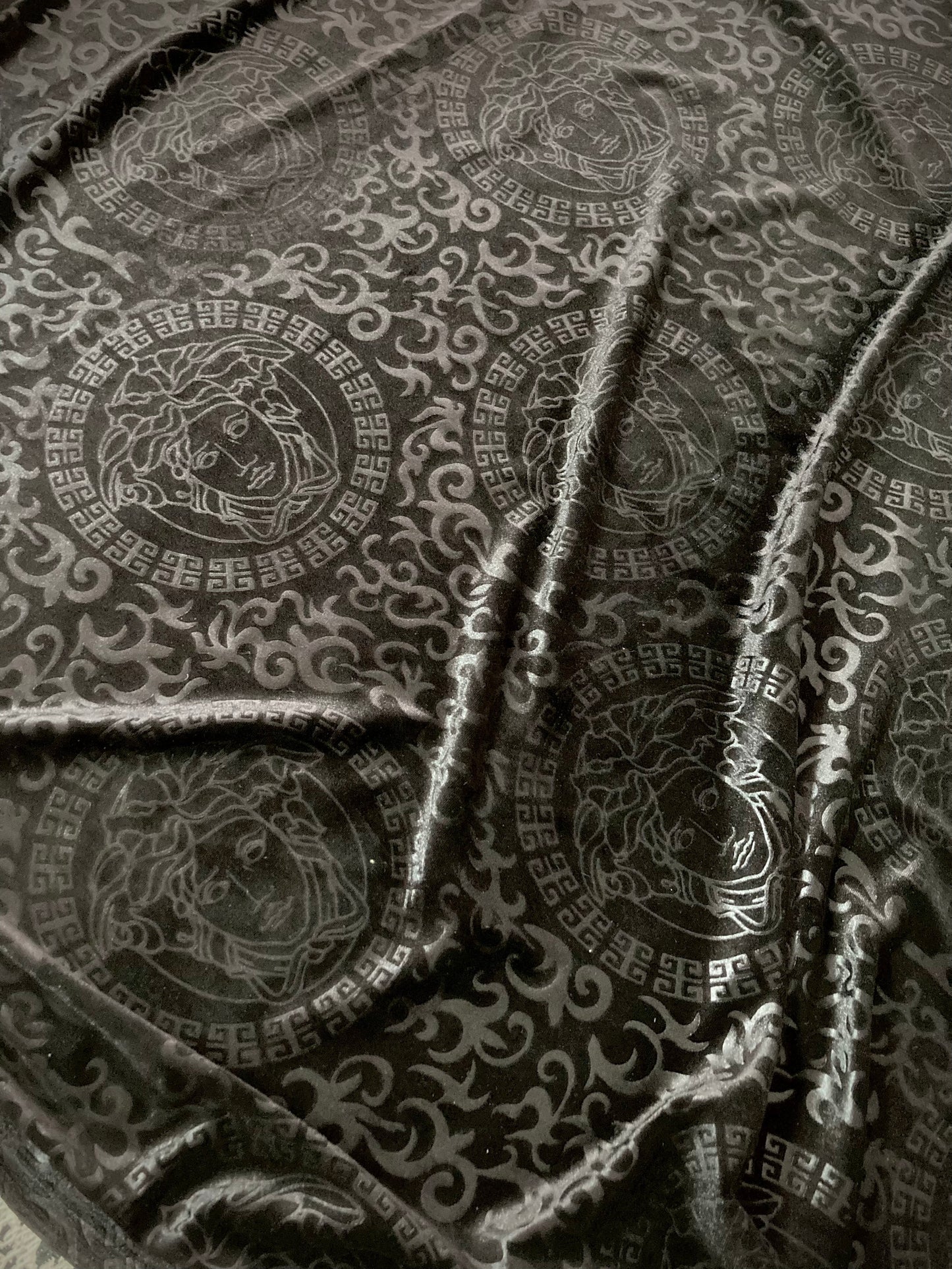 Luxury Versace Velvet Fabric Sold by Yard for Furniture Upholstery DIY Custom Handmade