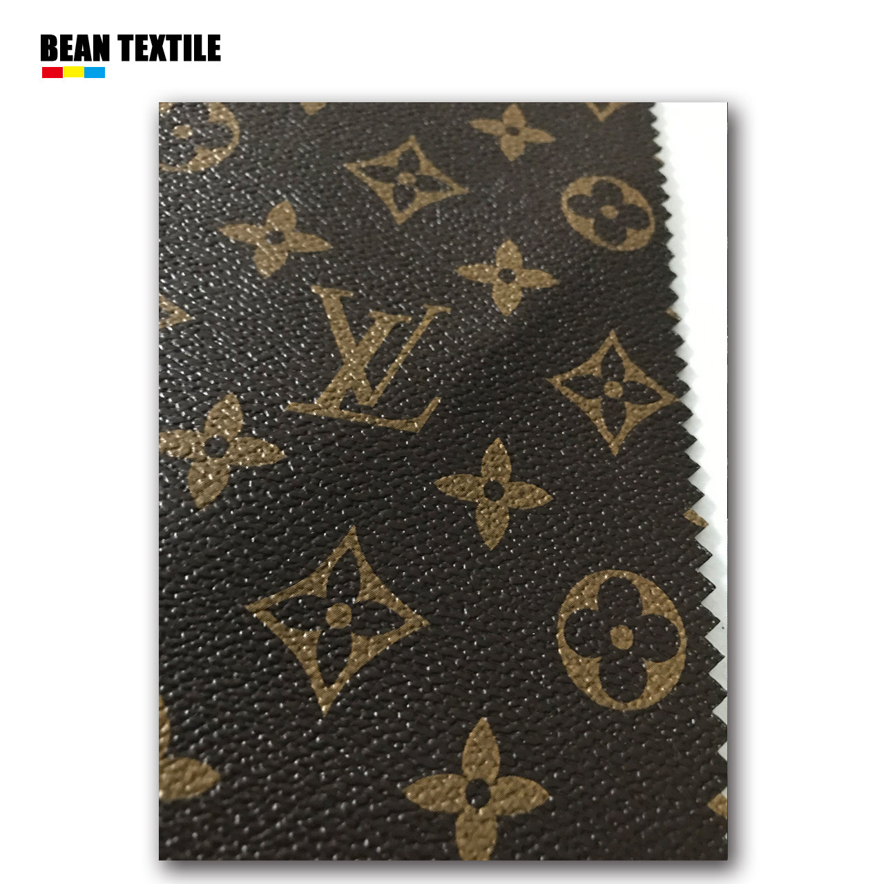Classic LV vinyl crafting leather fabric for bag leather, shoe leather handicrafts