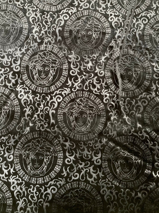 Luxury Versace Velvet Fabric Sold by Yard for Furniture Upholstery DIY Custom Handmade