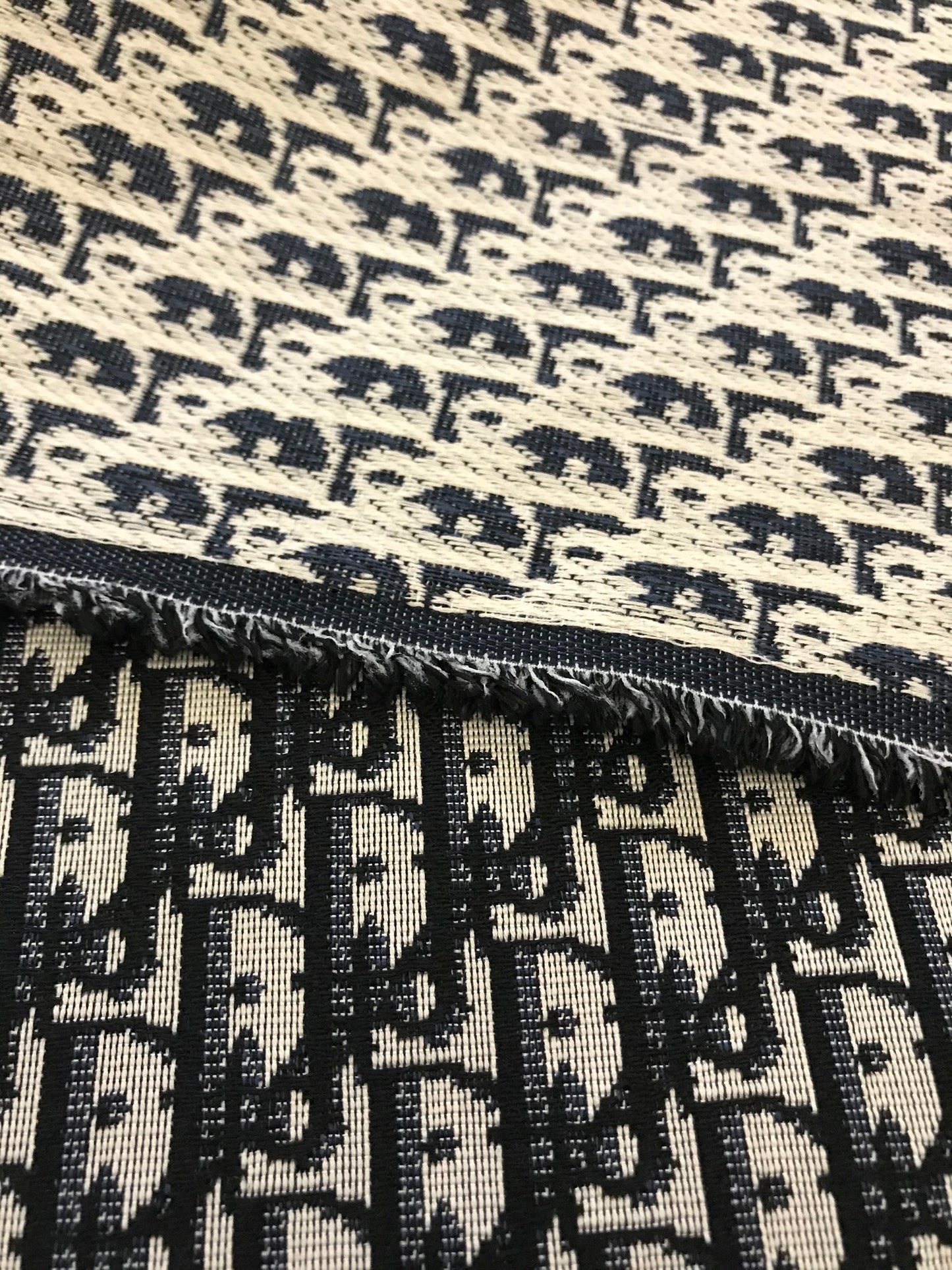 Classic Dior jacquard Sneaker fabric cloth for bag and shoe custom