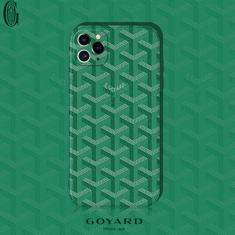 Goyard Soft Silicone iPhone Cases with 5 Color Selections.