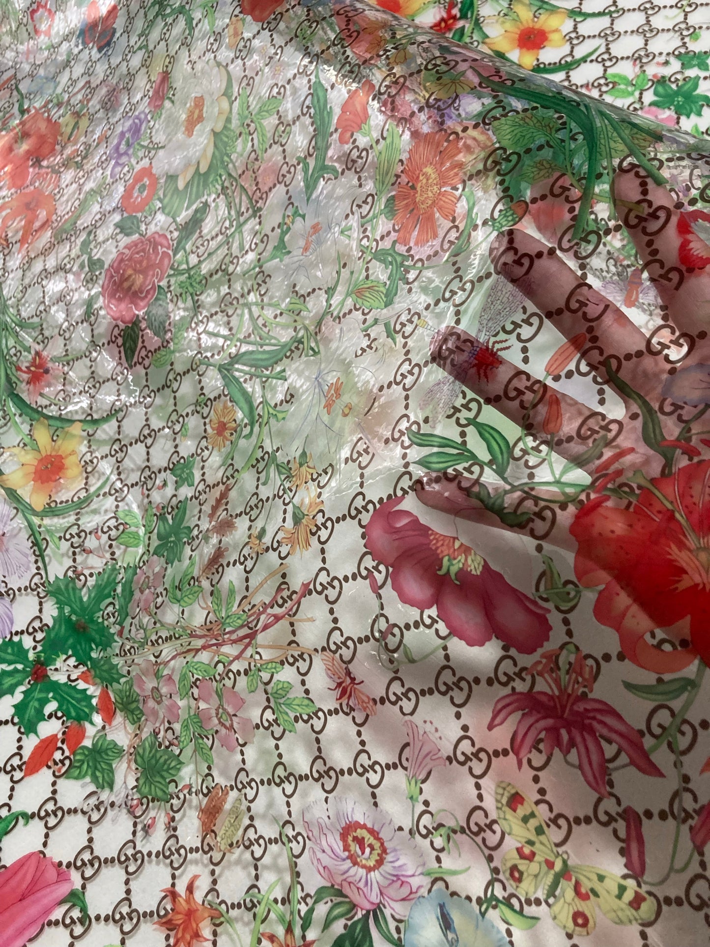 Transparent Custom Handmade GG Flower Material for Crafts