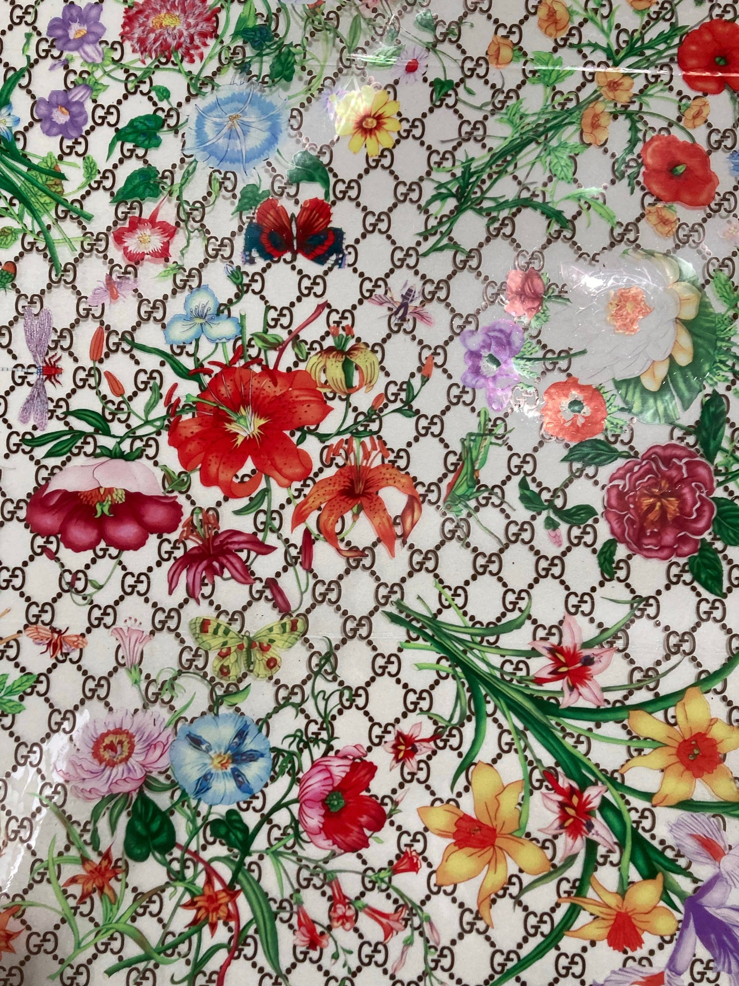 Transparent Custom Handmade GG Flower Material for Crafts