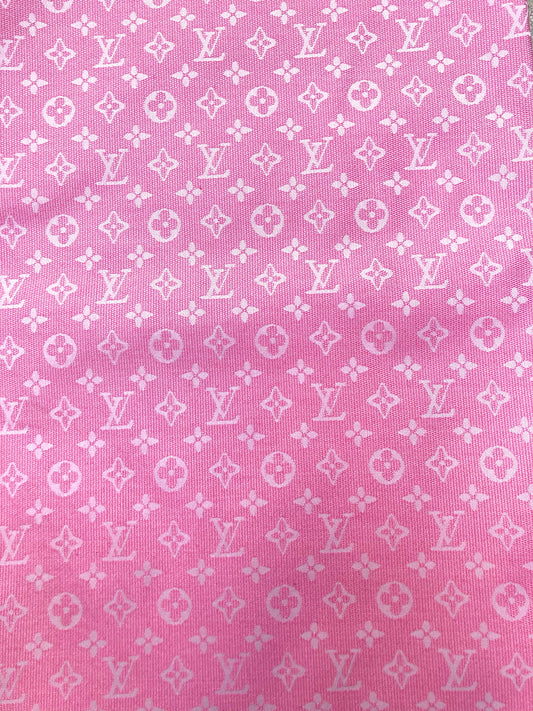 Barbie Pink LV Inspired Fabric for Handmade DIY Projects